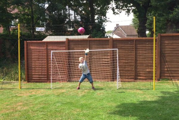 Open Goaaal! Football Goal With Net Rebounder All In One SIZE JUNIOR