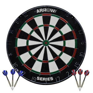 [ARD00101] Arrow180 Bristle Dartboard Set