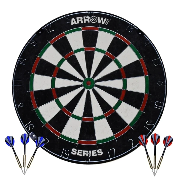 [ARD00101] Arrow180 Bristle Dartboard Set