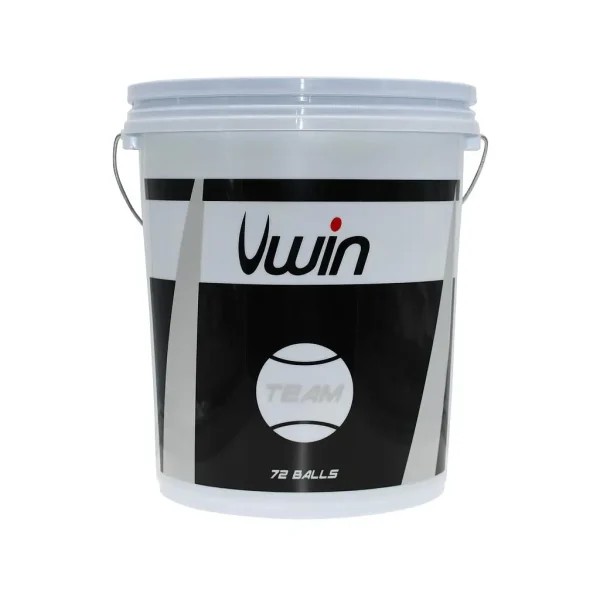 UWB112] Uwin Team Tennis Balls - Bucket of 72 balls (72 Ball Bucket)