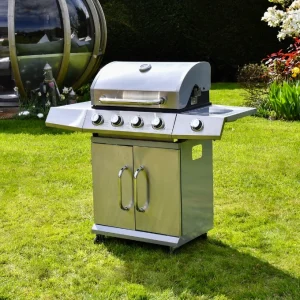 SAC 4+1 Gas BBQ Stainless Steal