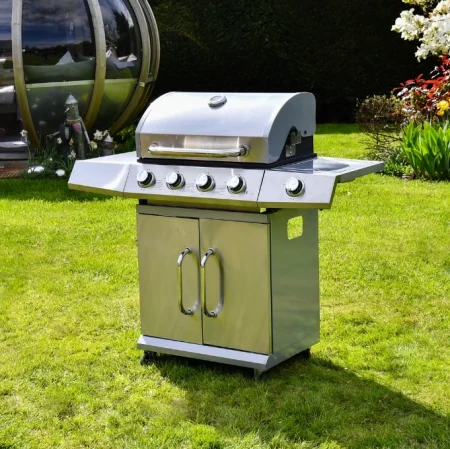 SAC 4+1 Gas BBQ Stainless Steal