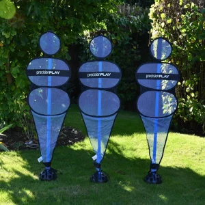 PrecisionPLAY "Pop Up" Mannequin Set (Set of 3) Football Wall Training Freekicks, Dribbling