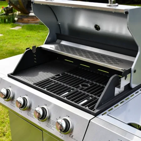 SAC 4+1 Gas BBQ Stainless Steal - Image 4