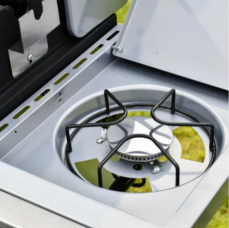 SAC 4+1 Gas BBQ Stainless Steal - Image 2
