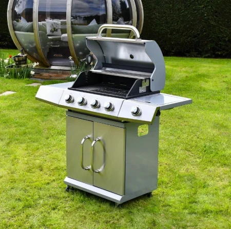 SAC 4+1 Gas BBQ Stainless Steal - Image 3
