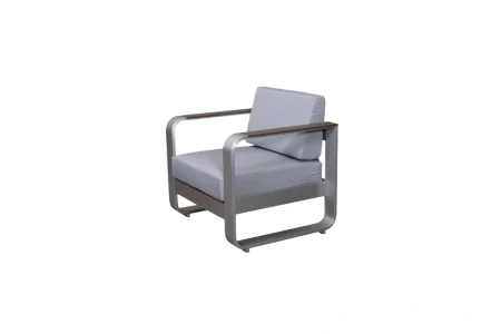 SAC Deluxe Brushed Nickel Garden Patio Furniture Set - Image 3
