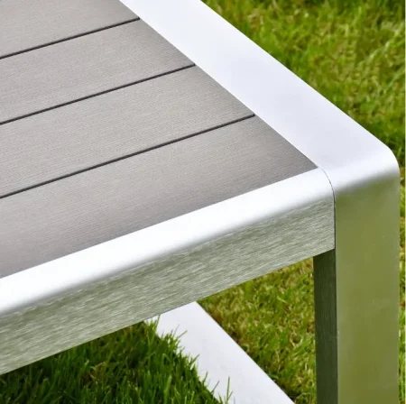 SAC Deluxe Brushed Nickel Garden Patio Furniture Set - Image 5