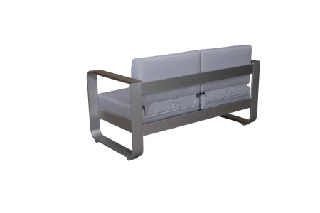SAC Deluxe Brushed Nickel Garden Patio Furniture Set - Image 4