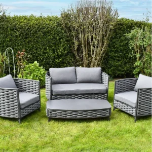 SAC Garden Furniture Deluxe Rope Weave Patio Set
