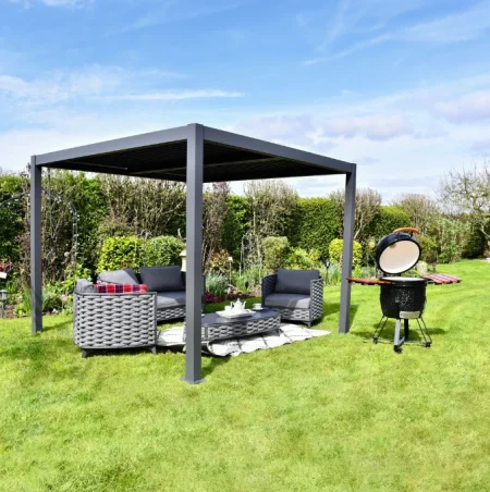 SAC Garden Furniture Deluxe Rope Weave Patio Set - Image 6